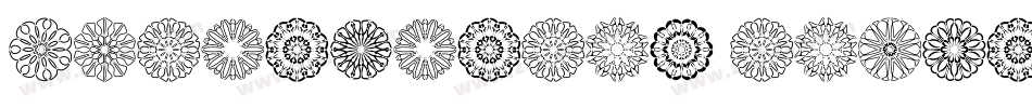 AlphaShapes pentagons字体转换
